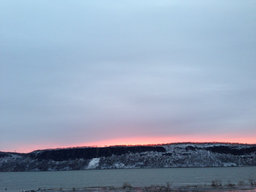 Hudson sunset